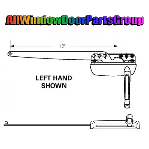 Truth Maxim Single Arm Casement Operator | 12" - Image 2