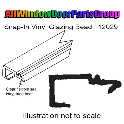 Snap-In Vinyl Glazing Bead | AWDP-LEE-12029