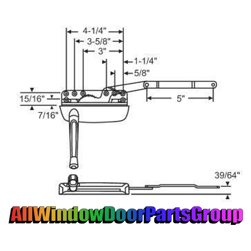 Truth Maxim Series Reverse Dyad Casement Operator | 5" - Image 2