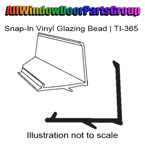 Snap-In Vinyl Glazing Bead | AWDP-TI-365
