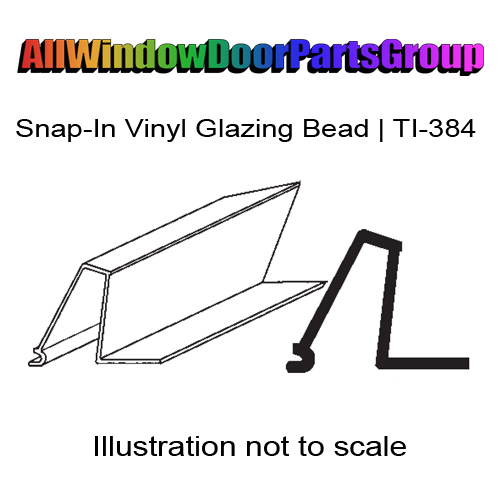 Snap-In Vinyl Glazing Bead | AWDP-TI-384