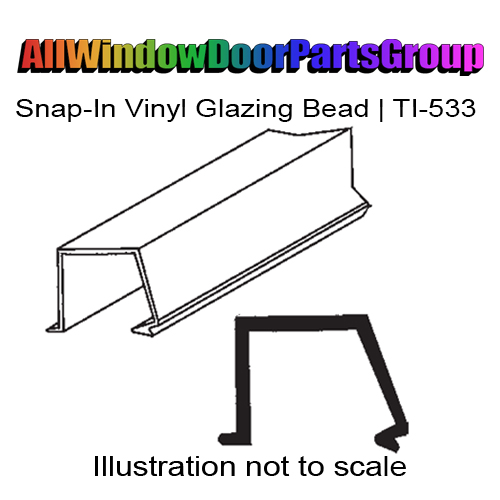 Snap-In Vinyl Glazing Bead | AWDP-TI-533