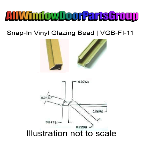 Vinyl Glazing Bead | AWDP-VGB-FI-11