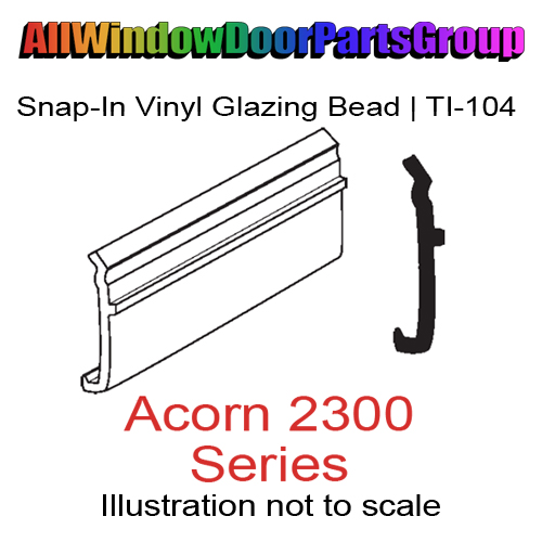 Snap-In Vinyl Glazing Bead | AWDP-TI-104